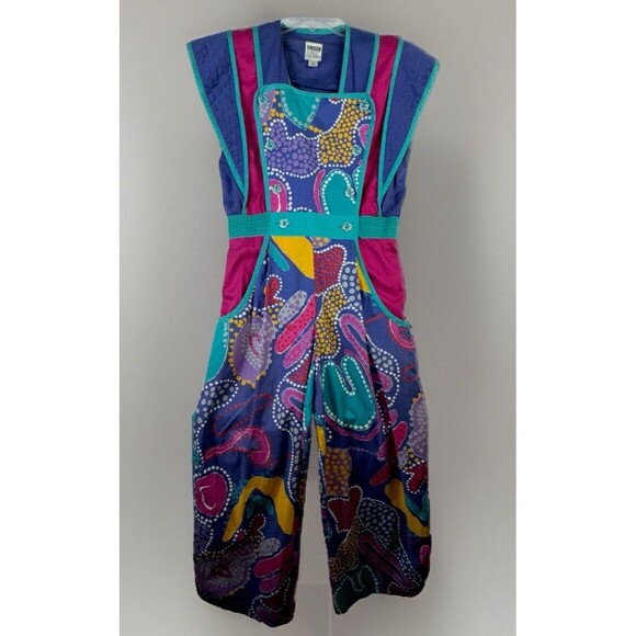Jeanne Marc Vintage 80s Jumpsuit Sz Small‎ 8 / 10  Wearable Art eighties Rare - Picture 14 of 16